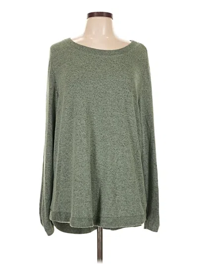 Pre-owned Fortune + Ivy Pullover Sweater In Green