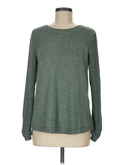 Pre-owned Fortune + Ivy Pullover Sweater In Green