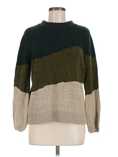 Pre-owned Fortune + Ivy Pullover Sweater In Green