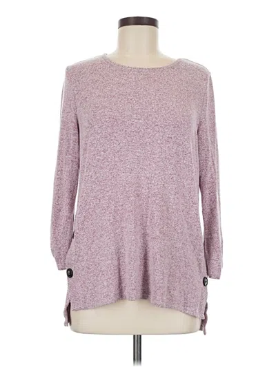 Pre-owned Fortune + Ivy Pullover Sweater In Purple
