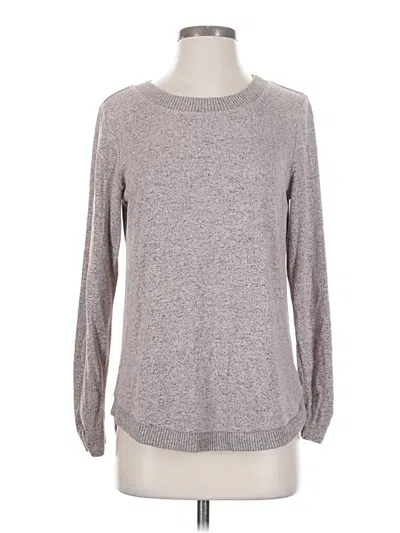 Pre-owned Fortune + Ivy Pullover Sweater In Silver