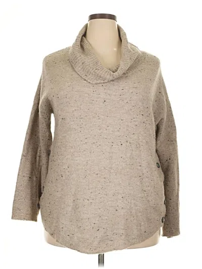 Pre-owned Fortune + Ivy Pullover Sweater In Tan