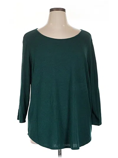 Pre-owned Fortune + Ivy Pullover Sweater In Teal