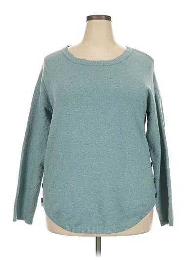Pre-owned Fortune + Ivy Pullover Sweater In Teal