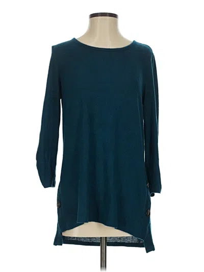 Pre-owned Fortune + Ivy Pullover Sweater In Teal