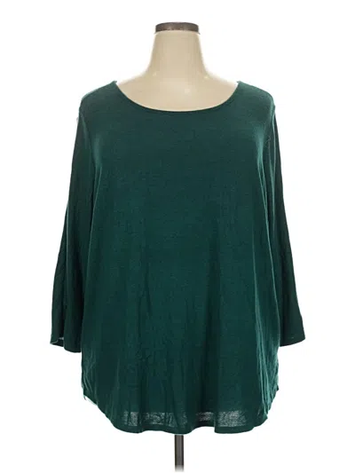 Pre-owned Fortune + Ivy Pullover Sweater In Teal