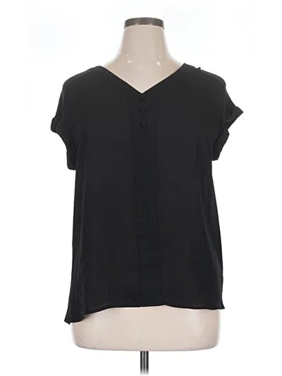 Pre-owned Fortune + Ivy Short Sleeve T-shirt In Black