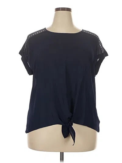 Pre-owned Fortune + Ivy Short Sleeve T-shirt In Blue