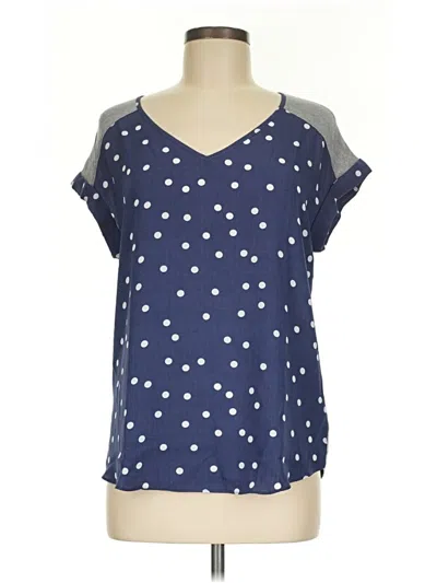 Pre-owned Fortune + Ivy Short Sleeve T-shirt In Blue