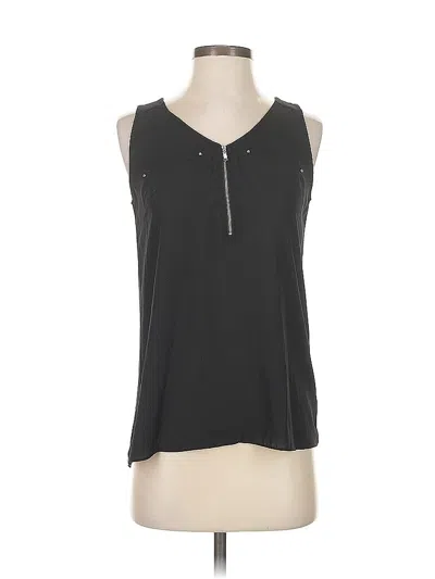Pre-owned Fortune + Ivy Sleeveless Blouse In Black