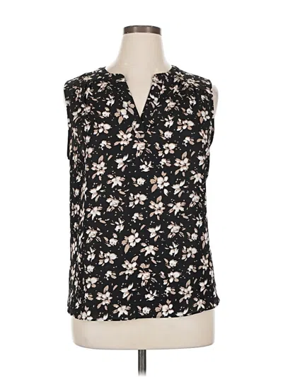 Pre-owned Fortune + Ivy Sleeveless Blouse In Black