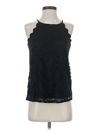 Pre-owned Fortune + Ivy Sleeveless Blouse In Black