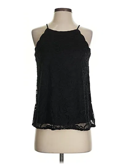 Pre-owned Fortune + Ivy Sleeveless Blouse In Black