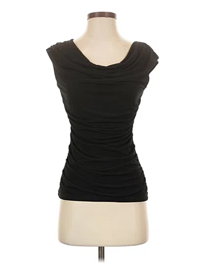 Pre-owned Fortune + Ivy Sleeveless Blouse In Black