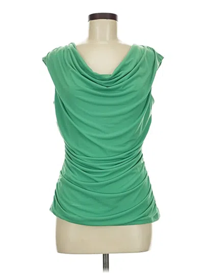 Pre-owned Fortune + Ivy Sleeveless Blouse In Green