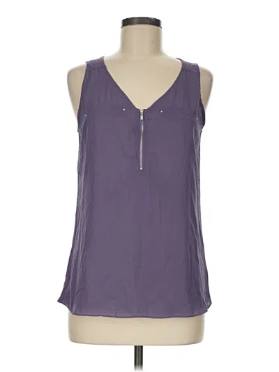 Pre-owned Fortune + Ivy Sleeveless Blouse In Purple