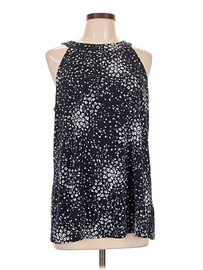 Pre-owned Fortune + Ivy Sleeveless Blouse In Silver