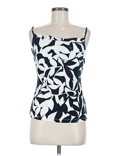 Pre-owned Fortune + Ivy Sleeveless Top Blue Strapless Neckline Tops