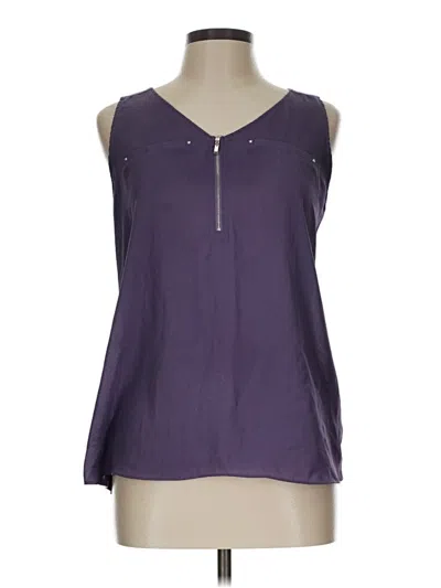 Pre-owned Fortune + Ivy Sleeveless T-shirt In Purple