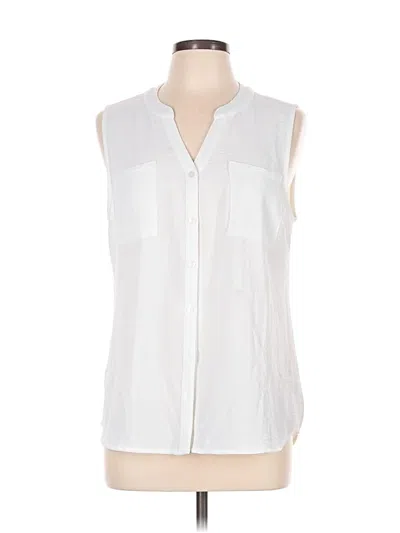 Pre-owned Fortune + Ivy Sleeveless T-shirt In White