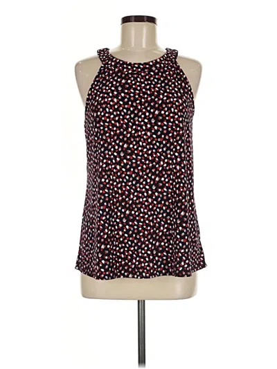 Pre-owned Fortune + Ivy Tank Top Red Halter Neckline Tops