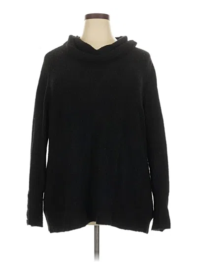 Pre-owned Fortune + Ivy Turtleneck Sweater In Black