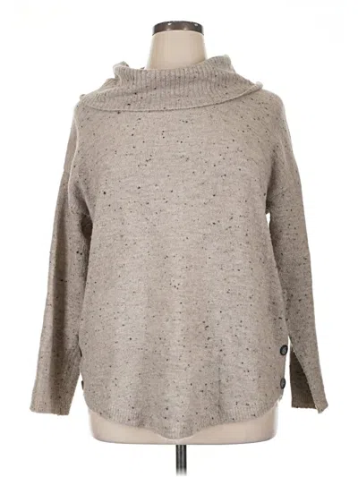 Pre-owned Fortune + Ivy Turtleneck Sweater In Brown