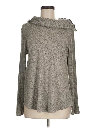 Pre-owned Fortune + Ivy Turtleneck Sweater In Brown