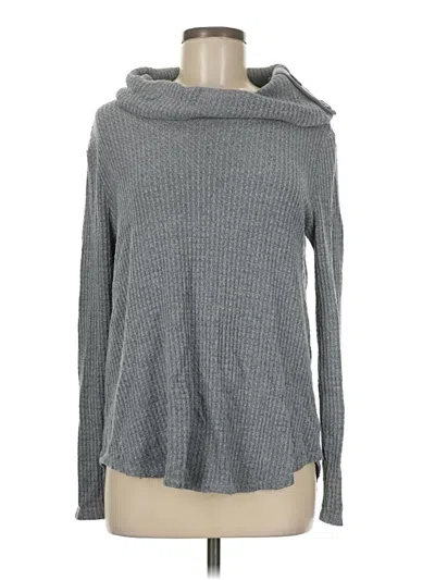 Pre-owned Fortune + Ivy Turtleneck Sweater In Gray