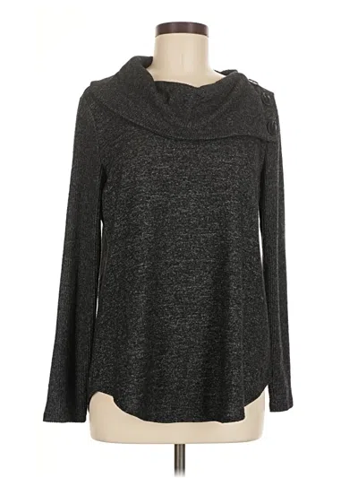 Pre-owned Fortune + Ivy Turtleneck Sweater In Gray