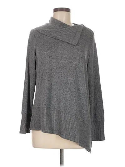 Pre-owned Fortune + Ivy Turtleneck Sweater In Gray