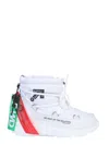 Forward High-top Nylon Boots With Padded Upper In White