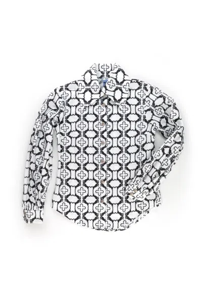 Forza Cavallo Women's White Horse & Shoe Blouse