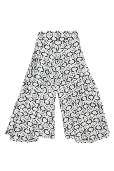 Forza Cavallo Women's White Horse & Shoe Palazzo Pants
