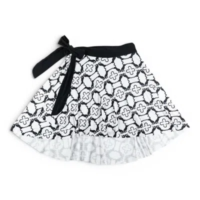 Forza Cavallo Women's White Horse & Shoe Wrap Skirt In Multi