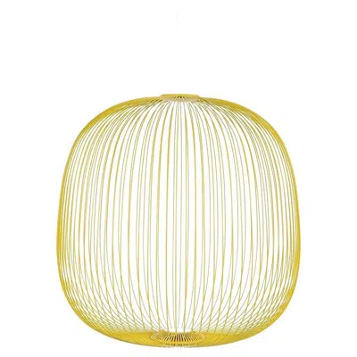 Pre-owned Foscarini 2024 Garcia Cumini For  Spokes 2 Large Led Suspension Lamp In Gold In White