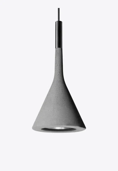 Foscarini Aplomb Suspension Lamp In Gray