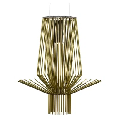 Pre-owned Foscarini Atelier Oi ‘allegretto Assai' Chandelier Lamp In Gold For  In Brown