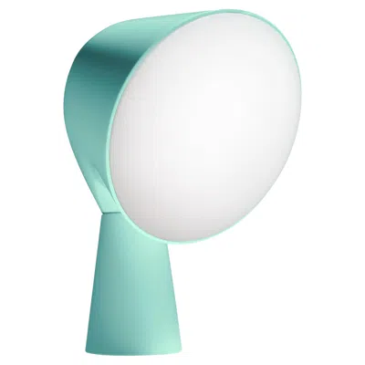 Pre-owned Foscarini Binic Table Lamp In Aquamarine By Ionna Vautrin In Transparent