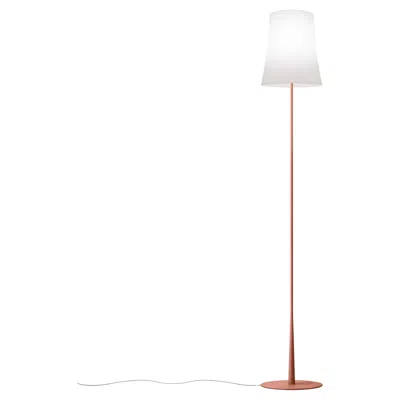 Pre-owned Foscarini Birdie Easy Floor Lamp In Red Brick By Ludovica & Roberto Palomba