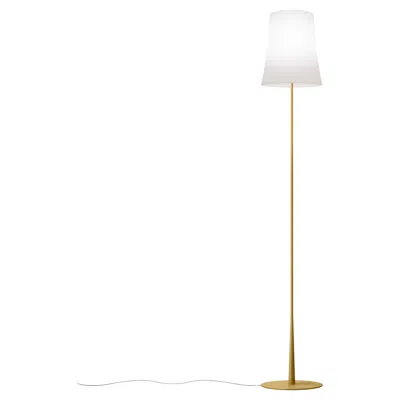 Pre-owned Foscarini Birdie Easy Floor Lamp In Sand Yellow By Ludovica & Roberto Palomba
