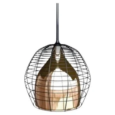 Pre-owned Foscarini Cage Diesel Suspension Lamp By Diesel Living In Gold