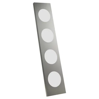 Pre-owned Foscarini Dolmen Floor Lamp In Aluminum By Ferruccio Laviani In Transparent