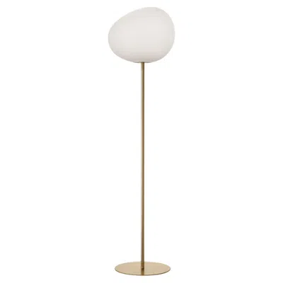Pre-owned Foscarini Gregg Floor Lamp In White By Ludovica And Roberto Palomba