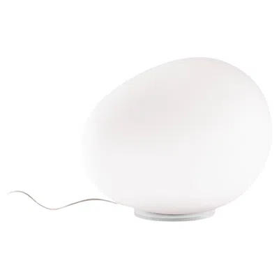 Pre-owned Foscarini 'gregg' Media Glass Table Lamp By Ludovica & Palomba For  In Transparent