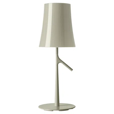 Pre-owned Foscarini Large Dimmable Birdie Table Lamp In Grey By Ludovica & Roberto Palomba In Gray