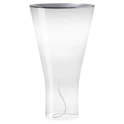 Pre-owned Foscarini Large Dimmable ‘soffio' Handblown Glass Table Lamp In White For