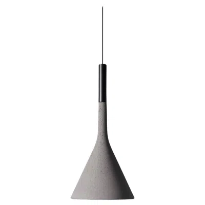 Pre-owned Foscarini Lucidi And Pevere ‘aplomb' Concrete Outdoor Pendant Lamp For  In Gray