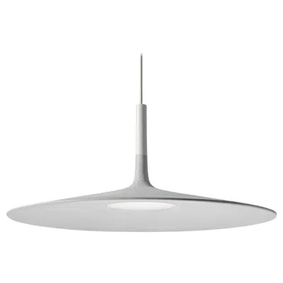 Pre-owned Foscarini Lucidi & Pevere Large ‘aplomb' Concrete Pendant Lamp In White For