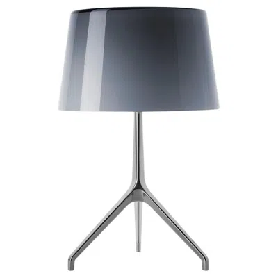 Pre-owned Foscarini Lumiere Extra Large Table Lamp In Grey & Aluminium By Rodolfo Dordoni In Gray